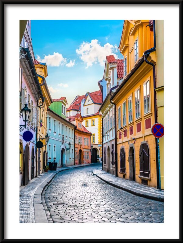 Affiche de la ruelle de Prague – Image 3