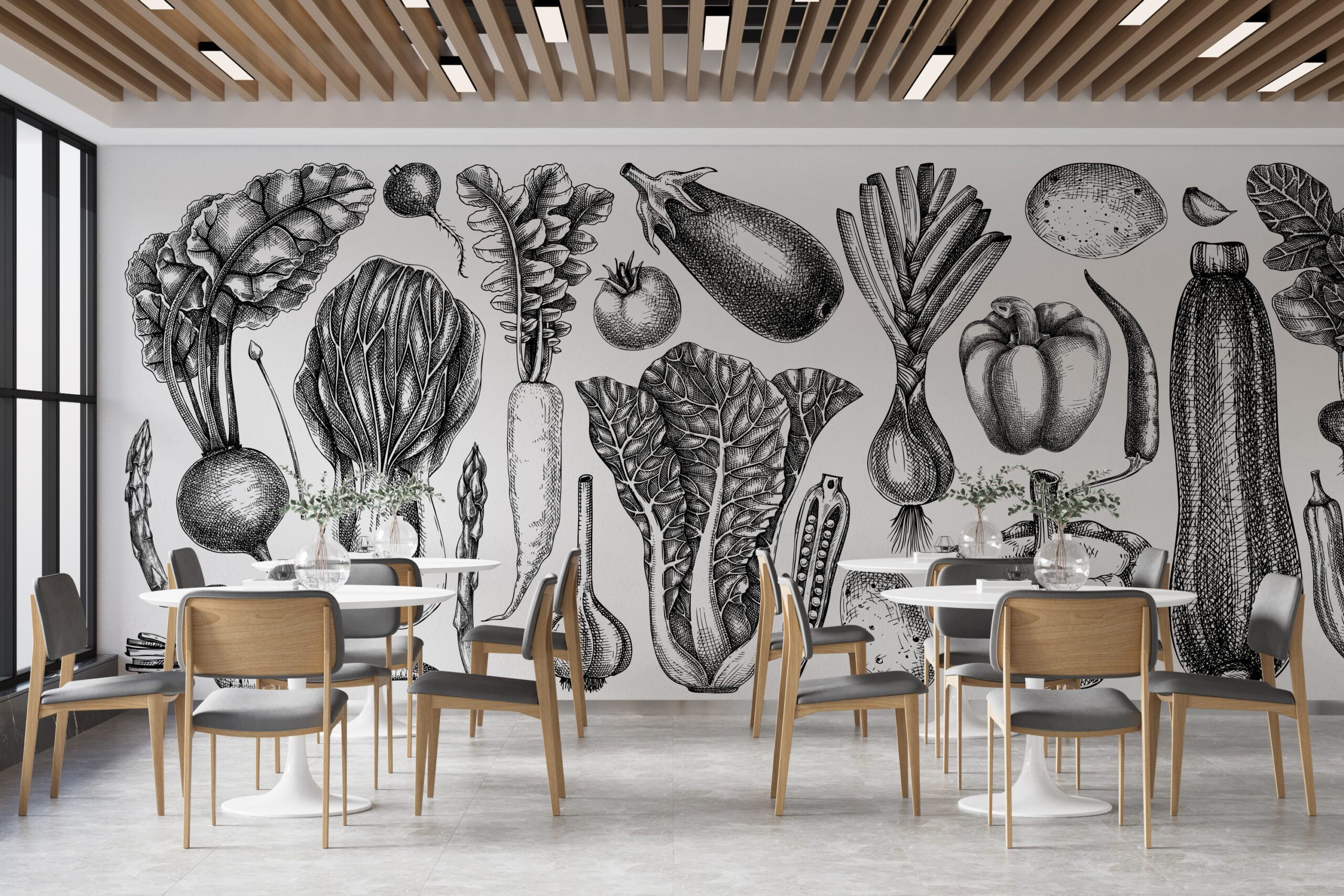 Une décoration murale parfaite pour un café, un restaurant ou un bar