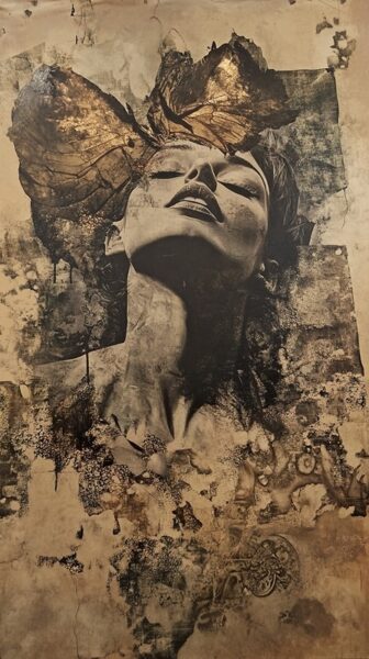 Papier peint Une femme en pensée