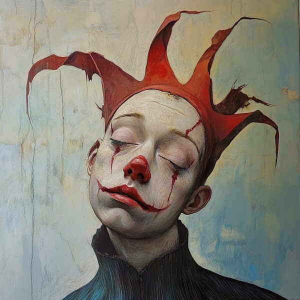 Papier peint Clown triste