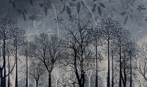 Papier peint Arbres mystérieux