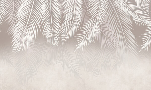 Papier peint Feuilles suspendues