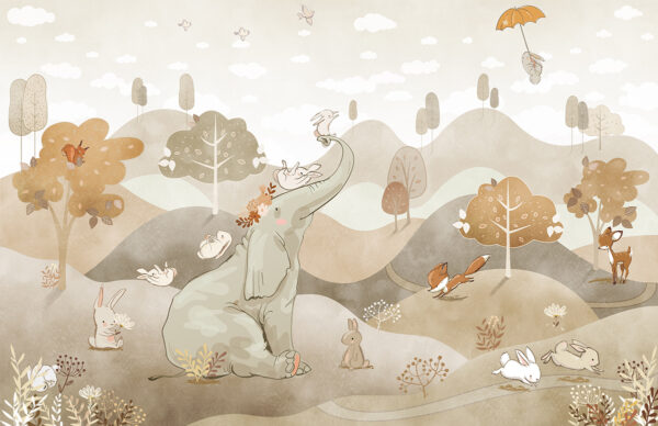 Papier peint Prairie extraordinaire