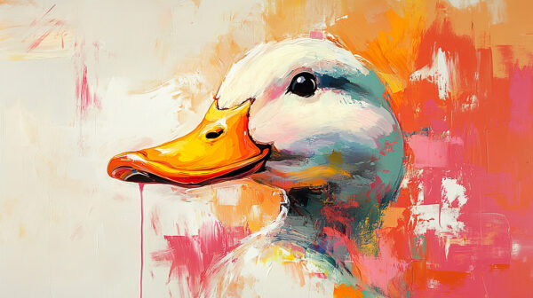 Papier peint Petit Canard