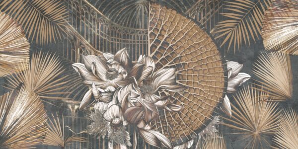 Papier peint Fleur exotique