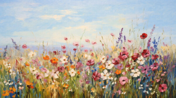 Papier peint Fleurs sauvages
