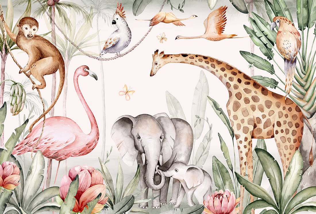 Papier peint Animaux exotiques
