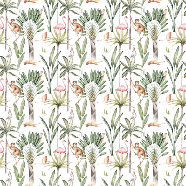 Papier peint Motif exotique