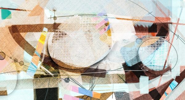 Papier peint Tissu abstrait