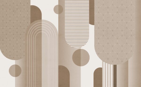 Papier peint Géométrie beige