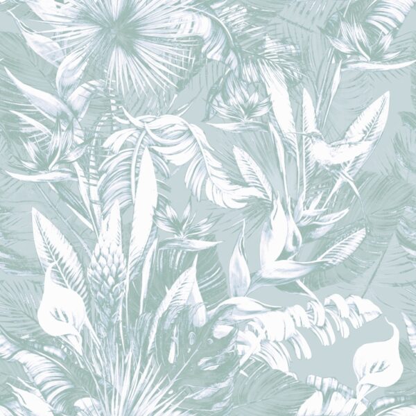 Papier peint Fleurs blanches