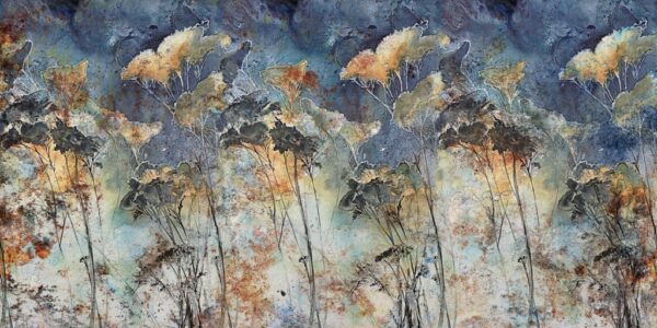 Papier peint Aquarelle bleue