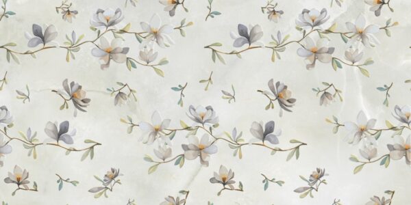 Papier peint Fleurs bleues du printemps