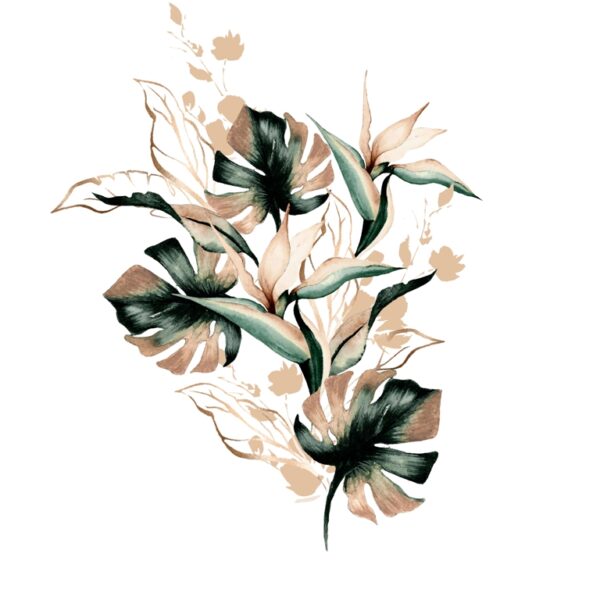 Papier peint Bouquet de feuilles