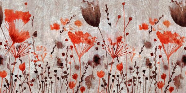 Papier peint Coquelicots rouges