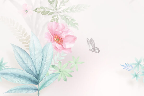 Papier peint Fleur délicate