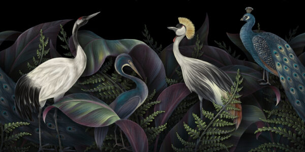 Papier peint Oiseaux dignes