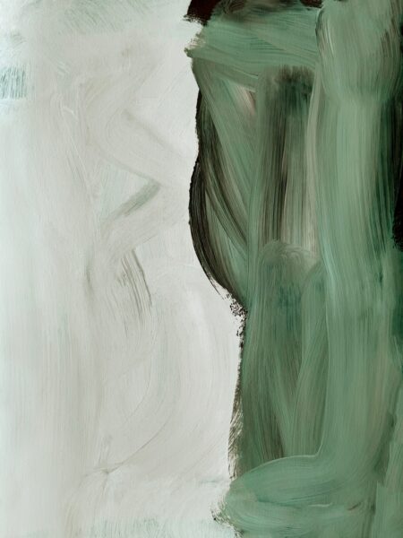 Papier peint Deux lignes vertes