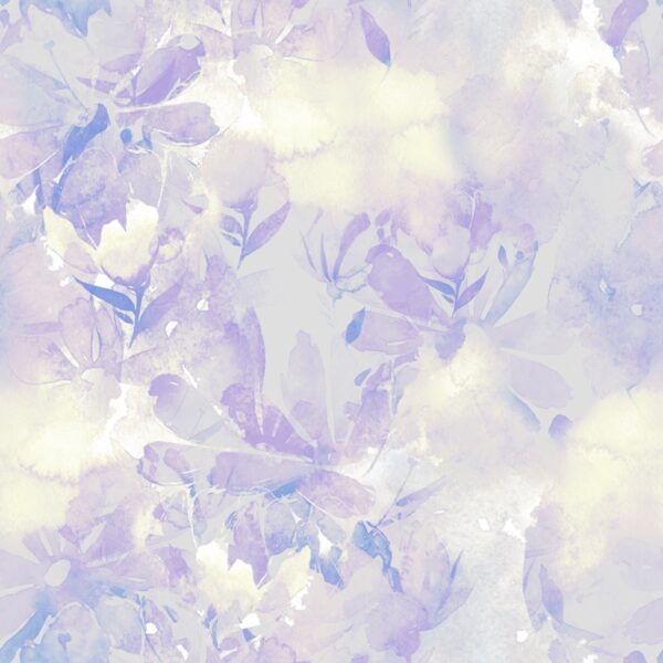 Papier peint Fleurs violettes