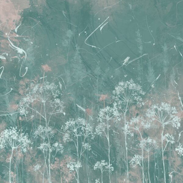 Papier peint Prairie dans le vert