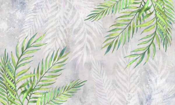 Papier peint Branches de palmier