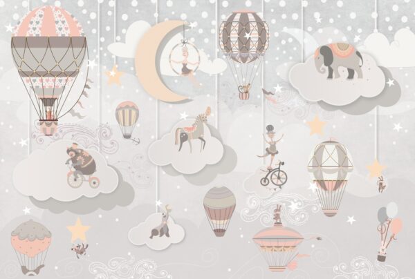 Papier peint Carrousel pour enfants