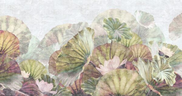 Papier peint Couleur des feuilles tropicales