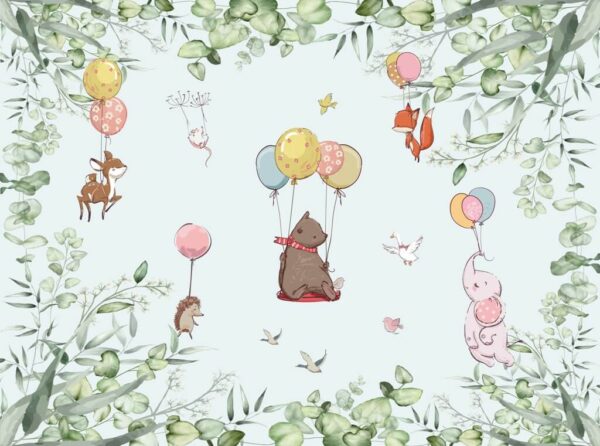 Papier peint Animaux colorés