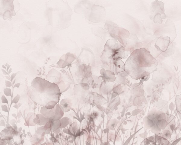 Papier peint Prairie de jacinthes des bois
