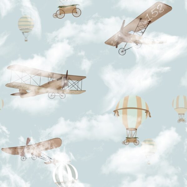 Papier peint Voler dans les nuages
