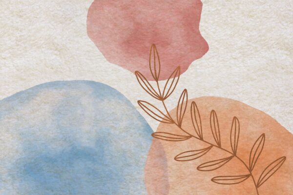 Papier peint Feuilles et palmiers