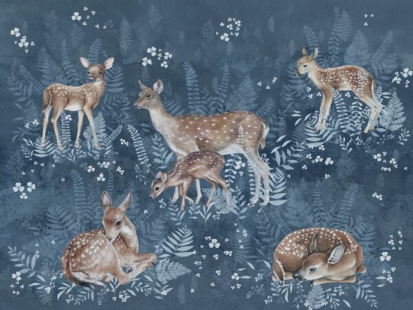 Papier peint Petits cerfs