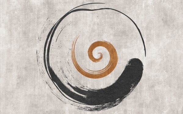 Papier peint Motif en spirale
