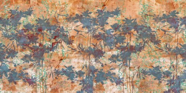 Papier peint Plantes bleues