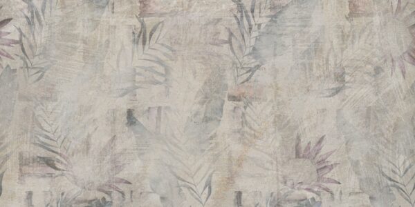 Papier peint Fleurs floues