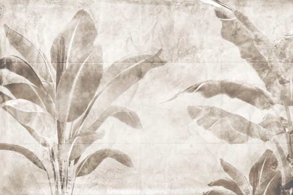 Papier peint Palmiers flous