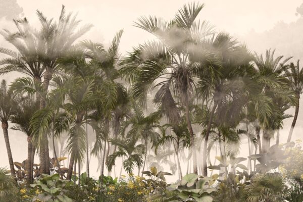 Papier peint Palmiers dans la jungle