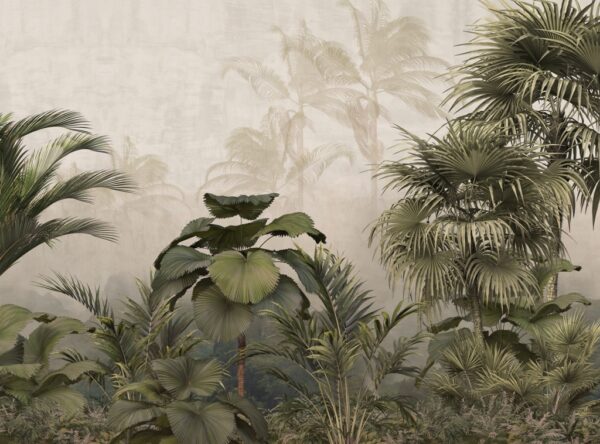 Papier peint Panaches de plantes tropicales