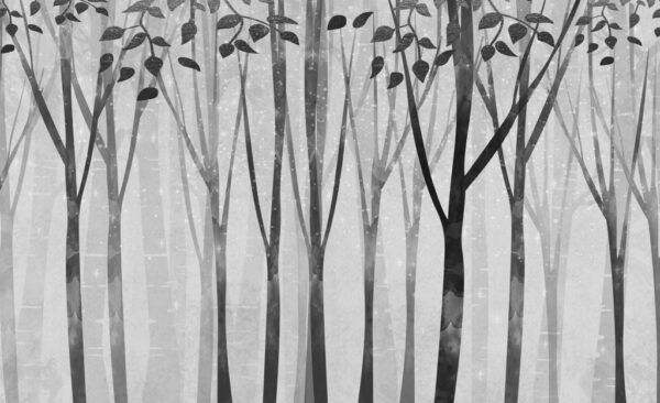 Papier peint Troncs d'arbres