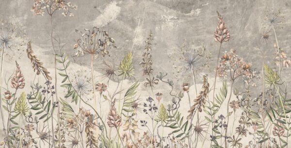 Papier peint Fleurs sauvages