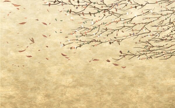 Papier peint Un souffle de vent d'automne