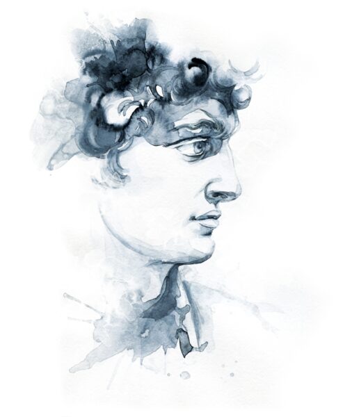 Papier peint Profil de David