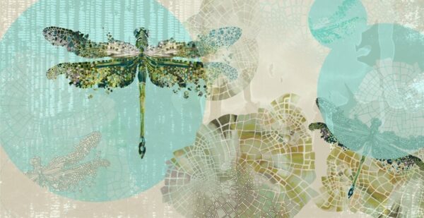 Papier peint Libellule solitaire