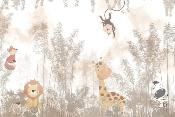 Papier peint Animaux souriants