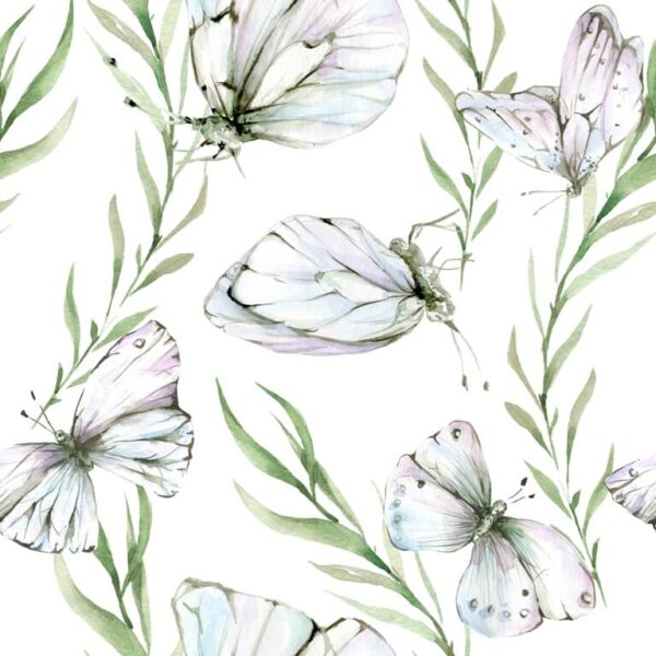Papier peint Mur des papillons