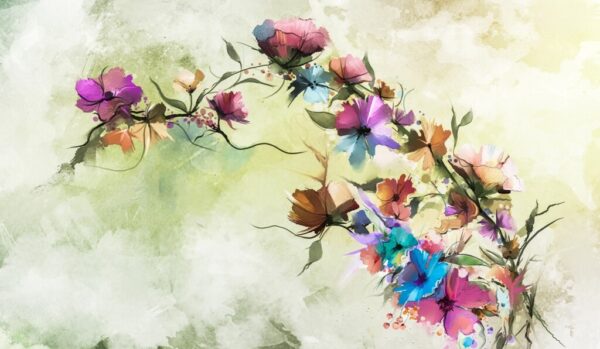 Papier peint Branche fleurie