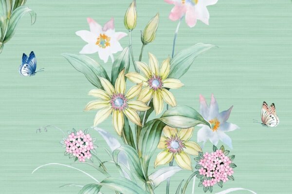 Papier peint Bouquet joyeux
