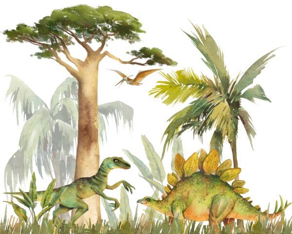 Papier peint Dinosaures heureux