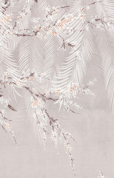 Papier peint Le printemps en gris