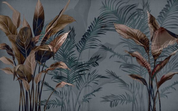 Papier peint Feuilles hautes